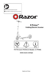 Razor E Prime Manual De Instrucciones