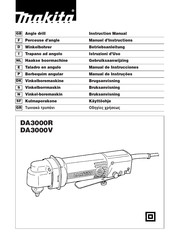 Makita DA3000R Manual De Instrucciones