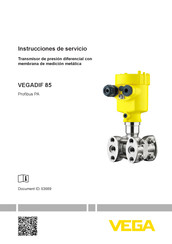 Vega VEGADIF 85 Instrucciones De Servicio