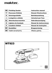 Maktec MT923 Manual De Instrucciones