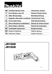 Makita JR102D Manual De Instrucciones