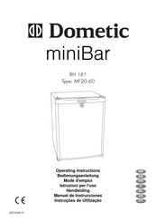 Dometic miniBar RH 161 Manual De Instrucciones