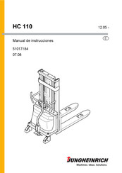 Jungheinrich HC 110 Manual De Instrucciones