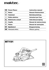 Maktec MT191 Manual De Instrucciones