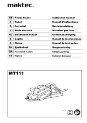 Maktec MT111 Manual De Instrucciones