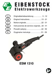 EIBENSTOCK ESM 1310 Instrucciones De Servicio