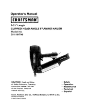 Craftsman 351.181790 Manual Del Operador