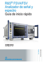 Rohde & Schwarz FSV Guia De Inicio Rapido