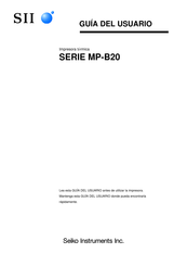 SII MP-B20 Serie Guia Del Usuario