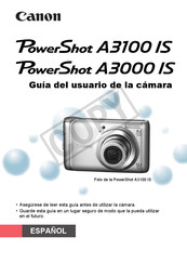 Canon PowerShot A3100 IS Guia Del Usuario