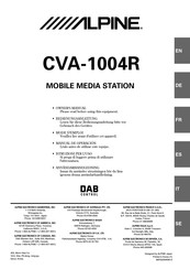 Alpine CVA-1004R Manual De Operación