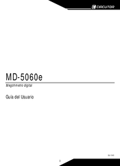 Circutor MD 5060e Guia Del Usuario