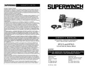 Superwinch EP16.5 Manual Del Propietário