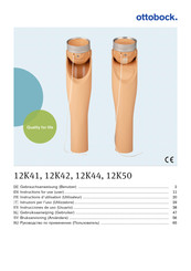 Ottobock 12K41 Instrucciones De Uso