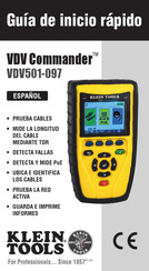 Klein Tools Commander VDV501-097 Guia De Inicio Rapido