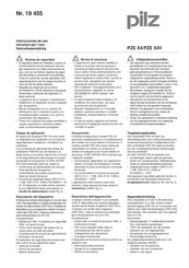 Pilz PZE X4 Instrucciones De Uso