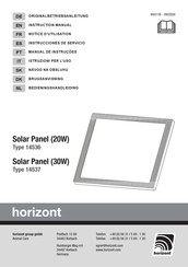 Horizont 14537 Instrucciones De Servicio