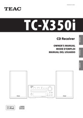 Teac TC-X350i Manual Del Usuario