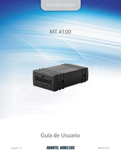 Novatel Wireless MT 4100 Guía De Usuario