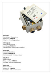 Mec PM05016 Instrucciones De Montaje Y De Uso