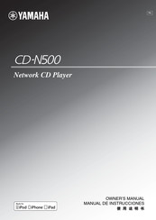 Yamaha CD-N500 Manual De Instrucciones