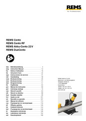 REMS Cento RF Instrucciones De Servicio