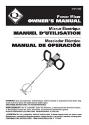 QEP 21660 Manual De Operación