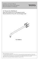 Toto TS110MW16 Manual De Instrucciones