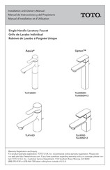 Toto Aquia TL416SDH Manual De Instrucciones Y Del Propietario