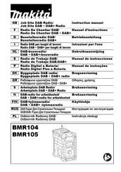 Makita BMR105 Manual De Instrucciones