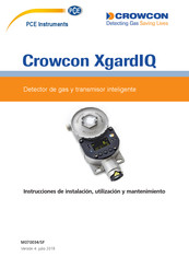 PCE Instruments Crowcon XgardIQ Manual De Instrucciones