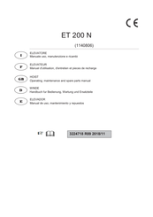 IMER ET 200 N Manual De Uso & Mantenimiento