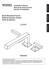 Toto LLOYD TB930DD Manual De Instrucciones