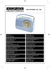 König Electronic HAV-TR700BU Manual De Uso