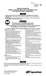 Ingersoll Rand 131S-EA Manual De Instrucciones, Uso Y Mantenimiento