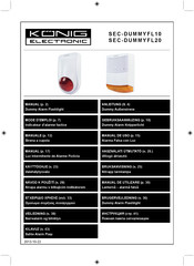 König Electronic SEC-DUMMYFL20 Manual De Uso