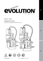 Evolution BORA 2800 Instrucciones Originales