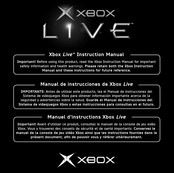 XBOX Live Manual De Instrucciones