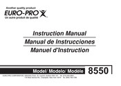 Euro-Pro 8550 Manual De Instrucciones