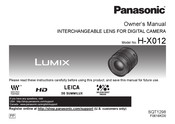 Panasonic Lumix H-X012 Manual De Instrucciones