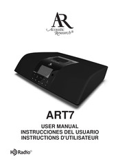 Acoustic Research ART7 Instrucciones Del Usuario