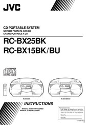 JVC RC-BX15BK/BU Manual De Instrucciones