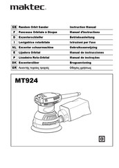 Maktec MT924 Manual De Instrucciones