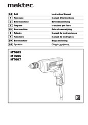 Maktec MT605 Manual De Instrucciones