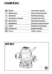 Maktec MT361 Manual De Instrucciones