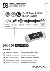 Quick QCC-RCV WI-RF Manual De Uso