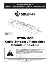 Greenlee GTSD-1930 Manual De Instrucciones