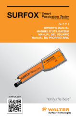 Walter Surfox 54-T 011 Manual Del Usuario