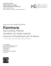 Sears Kenmore 110.514 410 Serie Manual De Uso