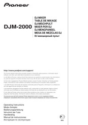 Pioneer DJM-2000 Manual De Instrucciones